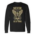 Never Underestimate The Power Of De La Torre Personalized Last Name Long Sleeve T-Shirt Gifts ideas