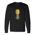Upside Down Pineapple Shirt Men Women Long Sleeve T-Shirt T-shirt Graphic Print Gifts ideas
