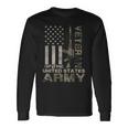 Us Army | Military Green Camo Flag Retro Design Gift Men Women Long Sleeve T-shirt Graphic Print Unisex Gifts ideas