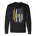 Uss Nevada Bb-36 Battleship American Flag Long Sleeve T-Shirt Gifts ideas