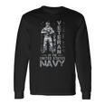 Veteran Of The United States Us Navy Fathers Day Long Sleeve T-Shirt Gifts ideas