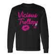 Vicious Trollop Lipstick Png Men Women Long Sleeve T-shirt Graphic Print Unisex Gifts ideas
