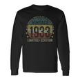 Vintage 1933 90 Years Old 90Th Birthday For V2 Long Sleeve T-Shirt T-Shirt Gifts ideas