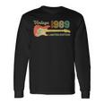 Vintage 1989 Birthday Guitar Lovers 34Th Birthday Long Sleeve T-Shirt T-Shirt Gifts ideas