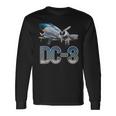 Vintage Dc-3 Flugzeug-Outfit Für Herren Langarmshirts Geschenkideen