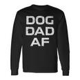 Vintage Dog Dad Af Mans Best Friend Long Sleeve T-Shirt T-Shirt Gifts ideas