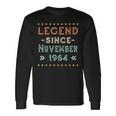 Vintage Legend Seit November 1964 Geburtstag Männer Frauen Langarmshirts Geschenkideen