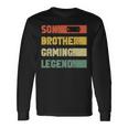 Vintage Sohn Bruder Gaming Legende Retro Video Gamer Junge Langarmshirts Geschenkideen