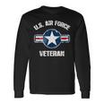 Vintage Us Air Force Veteran Vintage Usaf Veteran Long Sleeve T-Shirt Gifts ideas