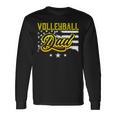 Volleyball Dad American Flag Long Sleeve T-Shirt T-Shirt Gifts ideas