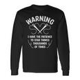 Warning I Have The Patience To Stab Things Thousand Crochet Long Sleeve T-Shirt Gifts ideas