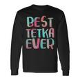 Womens Best Tetka Ever Mothers Day Men Women Long Sleeve T-shirt Graphic Print Unisex Gifts ideas
