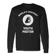 Worlds Okayest Youth Pastor Oksign Best Church Long Sleeve T-Shirt Gifts ideas