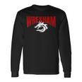 Wrexham Wales Dragon Welsh Uk Men Women Long Sleeve T-Shirt T-shirt Graphic Print Gifts ideas