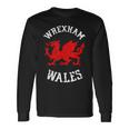 Wrexham Wales Retro Vintage V5 Men Women Long Sleeve T-Shirt T-shirt Graphic Print Gifts ideas