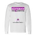 18 Geburtstag Gästebuch 18 Jahre Geburtstagsgeschenk Gast Langarmshirts Geschenkideen