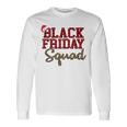 Black Friday Squad Buffalo Plaid Leopard Printed Long Sleeve T-Shirt T-Shirt Gifts ideas