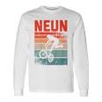 BMX Fahrer Fan Langarmshirts für Kinder, Vintage 9. Geburtstag Junge Geschenkideen