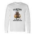 Camping und Bier Herren Langarmshirts, Lustiges Outdoor Freizeitshirt Geschenkideen