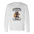 Camping und Vodka Bären-Lagerfeuer Langarmshirts, Lustiger Spruch Tee Geschenkideen