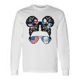 Half American Guatemalan Girl Usa Guatemala Flag Patriot Long Sleeve T-Shirt T-Shirt Gifts ideas