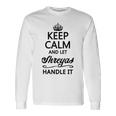 Keep Calm And Let Shreyas Handle It Name Long Sleeve T-Shirt Gifts ideas