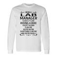 Being A Lab Manager Like Riding A Bike Long Sleeve T-Shirt Gifts ideas