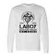 Laboy Blood Runs Through My Veins Long Sleeve T-Shirt Gifts ideas