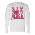 Lustiges Mädchen Lacrosse Lax Girl Langarmshirts Geschenkideen