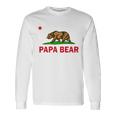 Papa Bear California Republic V2 Long Sleeve T-Shirt Gifts ideas