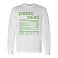 Potato Salad Nutrition Facts Funny Thanksgiving Christmas V2 Men Women Long Sleeve T-shirt Graphic Print Unisex Gifts ideas
