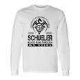 Schueler Blood Runs Through My Veins Long Sleeve T-Shirt Gifts ideas