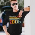 17Th Birthday Vintage 2006 Limited Edition 17 Year Old Long Sleeve T-Shirt Gifts for Him