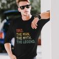 1963 The Man The Myth The Legend 56Th Birthday Vintage Long Sleeve T-Shirt Gifts for Him