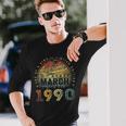 33 Year Old Awesome Since March 1990 33Rd Birthday Long Sleeve T-Shirt Gifts for Him