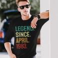 40 Years Old Legend Since April 1983 40Th Birthday Long Sleeve T-Shirt T-Shirt Gifts for Him