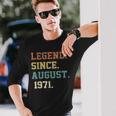 51 Years Old Legende Seit August 1971 Geburtstag Langarmshirts Geschenke für Ihn