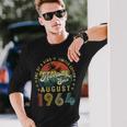 Awesome Since August 1964 Vintage 58Th Birthday For Men Long Sleeve T-Shirt Gifts for Him