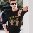 Baking Gingerbread Ugly Christmas Holiday Cool Long Sleeve T-Shirt Gifts for Him
