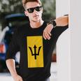 Barbadian Flag Barbados Independence Day Long Sleeve T-Shirt T-Shirt Gifts for Him