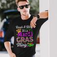 Beads & Bling Its A Mardi Gras Thing Party Mask Beads Long Sleeve T-Shirt Gifts for Him