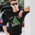 Book Lover Christmas Tree Holiday Reading Love To Read Men Women Long Sleeve T-Shirt T-shirt Graphic Print Gifts for Him