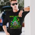 Born Lucky On St Patricks Day Autism St Patricks Day Gnomes Long Sleeve T-Shirt Gifts for Him