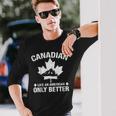 Canadian Shirt Canada Day Long Sleeve T-Shirt Gifts for Him