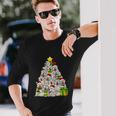 Christmas Golden Retriever Pajama Shirt Tree Dog Xmas Long Sleeve T-Shirt Gifts for Him