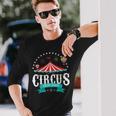 Circus Event Staff Vintage Retro Carnival Birthday Party Long Sleeve T-Shirt Gifts for Him