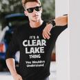 Clear Lake Thing College University Alumni Long Sleeve T-Shirt Gifts for Him