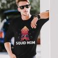 Cool Squid For Mom Mother Octopus Biology Sea Animals V2 Long Sleeve T-Shirt Gifts for Him