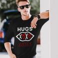 Cute Xoxo Hugs Kisses Valentines Day Couple Matching Long Sleeve T-Shirt Gifts for Him