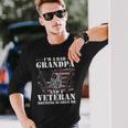 Im A Dad Grandpa And A Veteran Nothing Scares Me Vintage Long Sleeve T-Shirt Gifts for Him